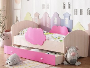 Кровать Тучка с ящиком дуб-розовый в Асбесте - asbest.magazinmebel.ru | фото