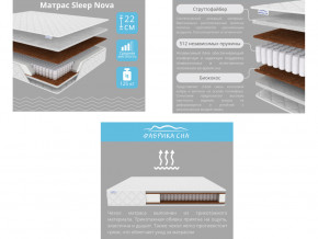 Матрас Sleep Nova шириной 1800 мм в Асбесте - asbest.magazinmebel.ru | фото - изображение 2