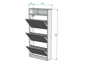 Обувница W116 в Асбесте - asbest.magazinmebel.ru | фото - изображение 3