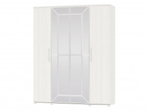 Шкаф 4-х дверный Амели 4-5200 Рамух белый в Асбесте - asbest.magazinmebel.ru | фото