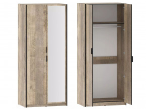 Шкаф для одежды Фолк НМ 014.03 фасад с зеркалом в Асбесте - asbest.magazinmebel.ru | фото