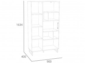 Шкаф комбинированный Фолк НМ 014.58 в Асбесте - asbest.magazinmebel.ru | фото - изображение 2