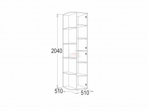 Шкаф крайний Омега 16 в Асбесте - asbest.magazinmebel.ru | фото - изображение 2