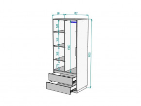 Шкаф Malta light H297 Белый в Асбесте - asbest.magazinmebel.ru | фото - изображение 2