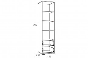 Стеллаж Лилу НМ 041.03 Птички в Асбесте - asbest.magazinmebel.ru | фото - изображение 2